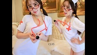 [ BISA COD ] KOSTUM COSPLAY LINGERIE PERAWAT SEKSI LINGERIE SEXY PREMIUM CL13