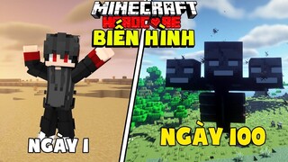 KiraMC Tóm Tắt 100 Ngày Minecraft Sinh Tồn Siêu Khó Nhưng Mình Sở Hữu Khả Năng BIẾN HÌNH !!