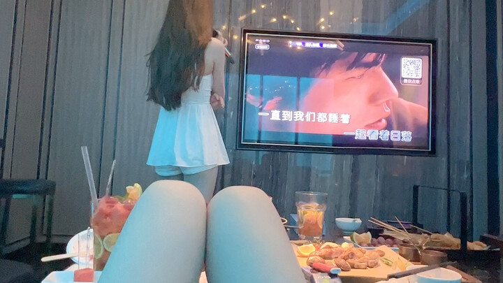 Sharing two ham sausages