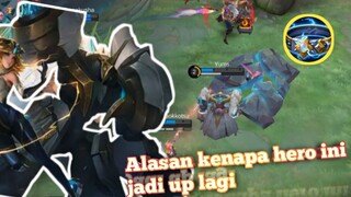 Alasan kenpa hero ini up lagi !? pasif item thunderbelt !? CC ada inisiasi juga bisa | Mobile legend