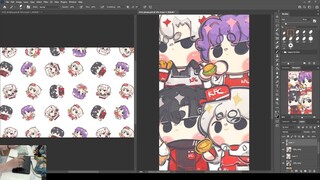 2252 - Love and Deepspace : Fanmade KFC Collab Outfit / 恋与深空 ：二创KFC联动服装 19 Aug 2024