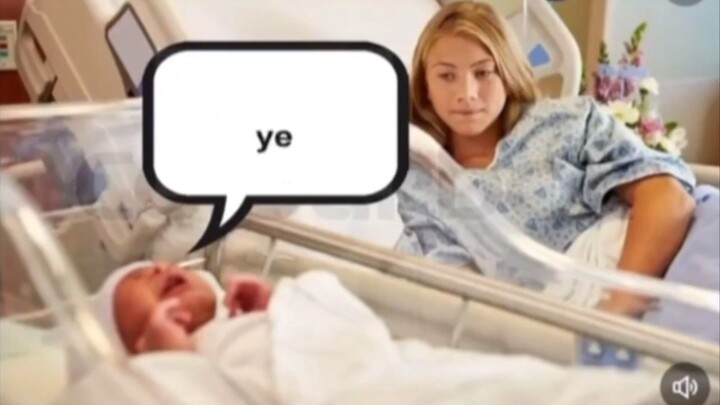 A baby's crying is like this