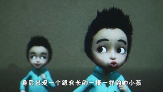 这个小孩有很多烦恼 梦里就不少