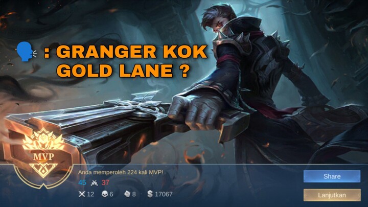 GRANGER KOK GOLD LANE ? | Gameplay MLBB