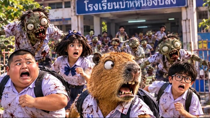 เอาชีวิตรอดจากซอมบี้ในโรงเรียน #ลุงเก้เอไอตูน #ลุงเก้ชาแนล