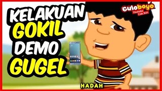 KELAKUAN GOKIL WARGA DEMO KEPINTARAN LAWAN GOOGLE | Culoboyo - Kartun Lucu, Kartun Versi Jawa