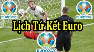 Kết Quả Vòng 1/8 Euro 2020 (2021) - Lịch Thi Đấu Vòng Tứ Kết