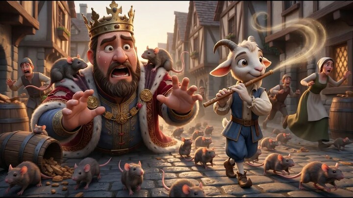 Thousands of Rats Took Over the City Until a Mysterious Flute Player Appeared | Mama Toons