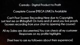Carinda Course Digital Product to Profit download