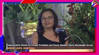 President Duterte in Appreciation Dinner for Former Pres & House Speaker Gloria Macapagal Arroyo
