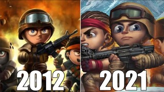 Evolution of Tiny Troopers Games [2012-2021]