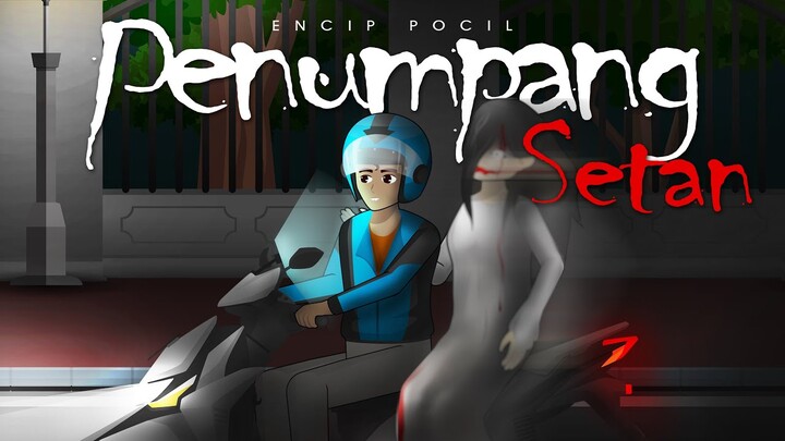 Penumpang Setan - Encip Pocil (KARTUN LUCU ANIMASI HOROR INDONESIA)