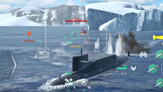 Modern Warships: CN TYPE 094 gameplay.  Online match