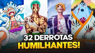 A DERROTA DE CADA CHAPÉU DE PALHA EM ONE PIECE | (32 Derrotas)