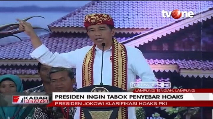 Detik-Detik Presiden Jokowi Ingin Cari & 'Tabok' Penyebar Hoaks