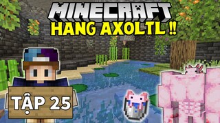 THỬ THÁCH SINH TỒN MINECRAFT 1.17 | Tập 25 | Xây Hang Nuôi Axoltl !!