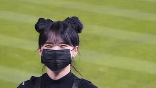 4K Korean girl Li Duohui cheerleading team straight shot 220825