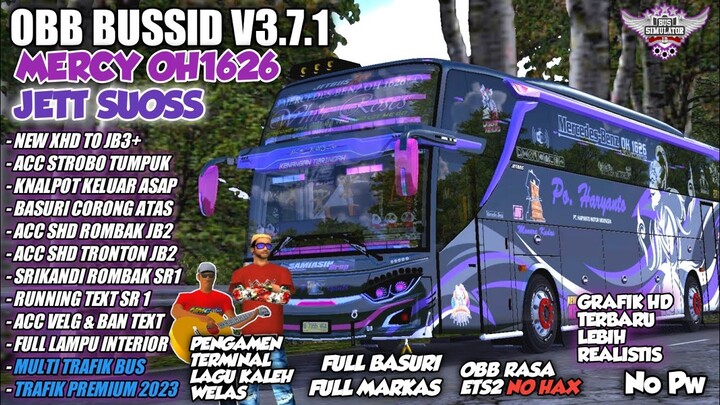 OBB BUSSID V3.7.1 TERBARU SOUND MERCY JET SUOSS OH1626 | HD GRAFIK | BUS SIMULATOR INDONESIA