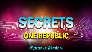 Secrets - One Republic [Karaoke Version]
