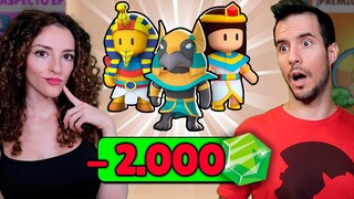 GASTO 2000 GEMAS en STUMBLE GUYS