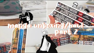 manga unboxing/haul 2021 part 2 !! (jujutsu kaisen, haikyu, bl)