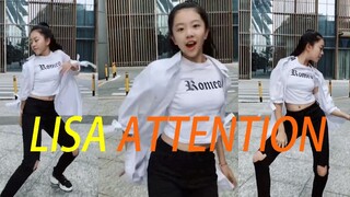 【Xiao Qianyu】lisa Attention short dance cover