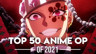 My top 50 Anime Openings of 2021