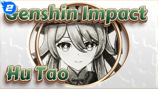 [Genshin Impact] Menggambar Hu Tao dalam 200 menit_2