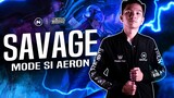 SAVAGE MODE SI AERON (Aeron Mobile Legends Full Gameplay)