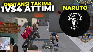 DESTANSI GÖSTERİŞ TAKIMA 1VS4 ATTIM! - PUBG MOBİLE