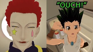 Hisoka can't close the refrigerator #anime