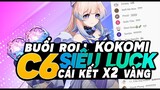 Ét Ô Ét! Roll Kokomi C6 Cho Whale Chúa Không Lệch Và Cái Kết X2 Vàng - Acc Luck Nhất Genshin Pb 2.5