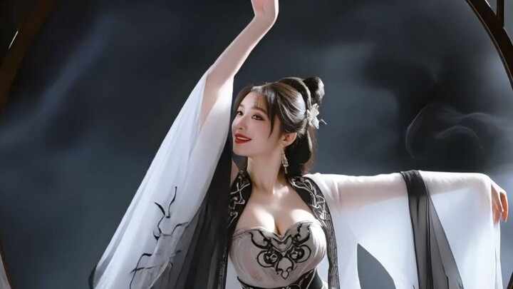 Ancient-style Hanfu dance “Chi Ling,” Miao Renfeng version! #DarkStyle #VisualImpact #Over20KFollowe