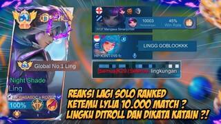 LAGI SOLO RANKED PAKE AKUN JOKI KETEMU LYLIA 10.000 MATCH + TEAM OPEN MIC MALAH DITROLL - MLBB