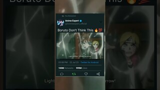 Boruto Don't Think This🔥💯 || #shorts #shortvideo #boruto #naruto #viral
