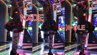 【2022e舞成名】性感代号NXDE完整版上机-惊现社牛穿着哥特Lo裙跳舞