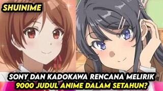 SETAHUN 9000 JUDUL!? KADOKAWA DAN SONY GILA BANGET🔥