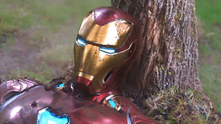 Iron Man: This alien is not easy! Spider-Man: Is it? I don't think so!