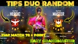 💥CARA PUSHRANK DUO RANDOM SAMPAI BOOYAH💥  || GARENA FREE FIRE 2022