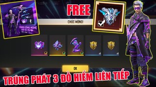 FREE FIRE - Test FULL Hộp Công Nghệ Toàn Đồ Hiếm, Nhận 3 Món Quà Hiếm Liên Tiếp Cực Xịn | THI BLUE