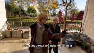 【Hetalia COS】التنمر الأمريكي ولكن المثلث الذهبي