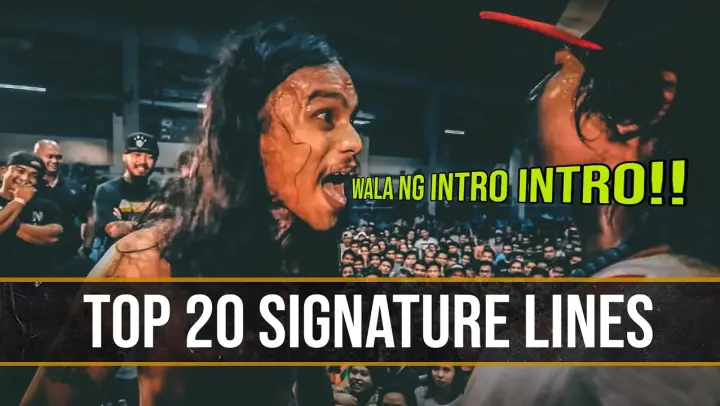 20 Greatest Signature Lines in FlipTop