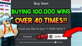 I Spent $100,000 ROBUX!🤑 to Become Pro in Roblox Race Clicker