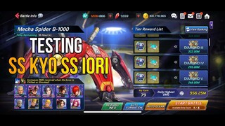 KOF Allstar: Testing SS Kyo and SS Iori in MECHA SPIDER 356M Damage