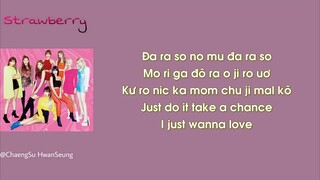 [Phiên âm tiếng Việt] Strawberry - TWICE