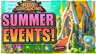 Sneak Peek - Summertime Sanctuary Events in Rise of Kingdoms [Zenith of power soon!]