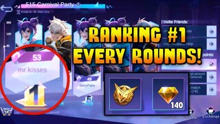 TIPS TO GET RANKING #1 IN EVERY ROUNDS OF 515 CARNIVAL PARTY EVENT! FREE PROMO DIAMOND - MLBB