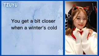 TZUYU - CHRISTMAS WITHOUT YOU COVER (BY AVA MAX) EASY LYRICS