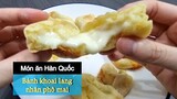 [Món ăn Hàn Quốc] Bánh khoai lang nhân phô mai | 고구마치즈빵 만들기