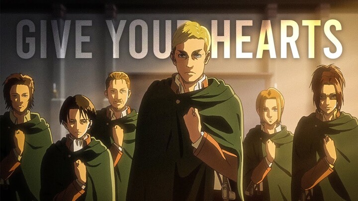 Attack on Titan // Give Your Hearts (shinzou wo sasageyo)